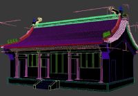 寺庙,庙宇,房子3D模型