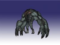 生化人,怪兽3D模型