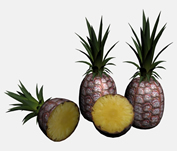 菠萝3D模型