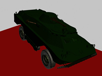 玩具车3D模型(带车上坡动画)
