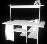 电脑桌3d模型