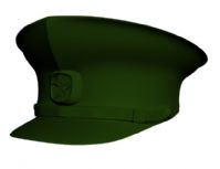 军帽,帽子3D模型