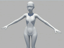 基础女人体3D模型