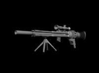多用途狙击枪3D模型