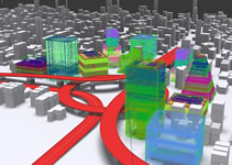 城市建筑场景3D模型