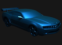 雪弗兰跑车3D模型
