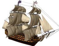 古代海军舰艇,军舰精细模型