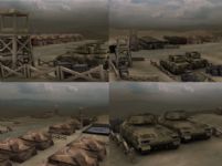 国外战争军营场景3D模型