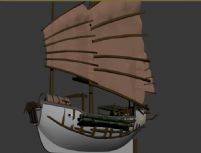古代帆船3d模型