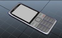 诺基亚C500手机3D模型