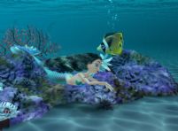 美人鱼,海底世界3D模型(带动画)