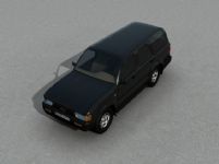 丰田商务车,精模汽车3D模型