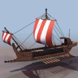 英伦风海船,战船,货船3D模型