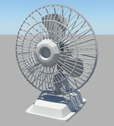 风扇,电风扇3D模型