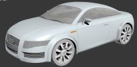 奥迪Nuvolari Quattro跑车3D模型