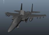 F15战斗机,飞机3D模型