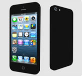 iPhone5,苹果手机3D模型