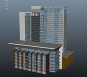 楼房,商业楼,办公楼maya模型