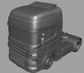 货车,卡车车头,汽车3D模型