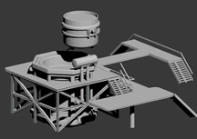 炼钢厂,炼钢炉3d模型