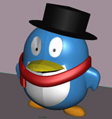 3D模型QQ企鹅