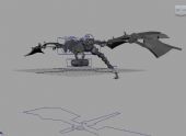 机械飞龙rig 3D模型