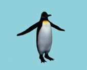 企鹅,帝企鹅3D模型
