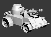 装甲车3D模型