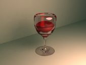 一杯红酒3D模型