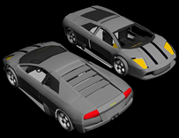 3D兰博基尼汽车模型