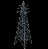 输电杆塔,电塔3D模型