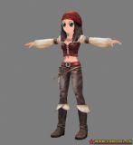 劲舞海盗少女,3D游戏角色模型