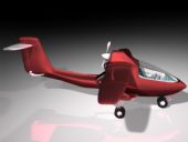 初学者,小型飞机maya模型