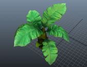 场景中的灌木从,树木,植物3D模型