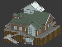 简易别墅3D模型