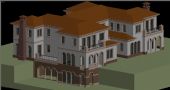 意式风格别墅3D模型