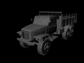 解放牌老式卡车3D模型