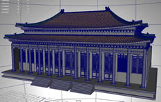 故宫太和殿maya模型