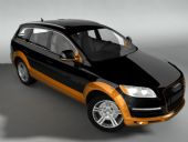 奥迪Q7,3D汽车模型