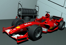 F1赛车maya模型