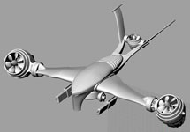终结者飞行器3D模型