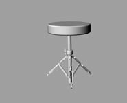 爵士鼓椅子3D模型