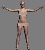 Antonia女人体3D模型
