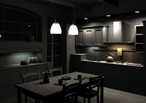 厨房一角场景3D模型