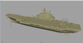 航母,航空母舰,辽宁号航母3D模型