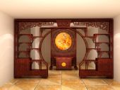 中式家具,复古家具3D模型
