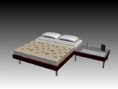 简单的床3D模型