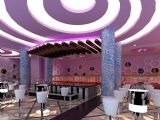 紫色格调酒吧大厅3D模型