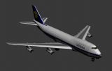 德国汉莎航空客机3D模型