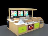 冰淇淋柜,饮品店,冷饮店3D模型